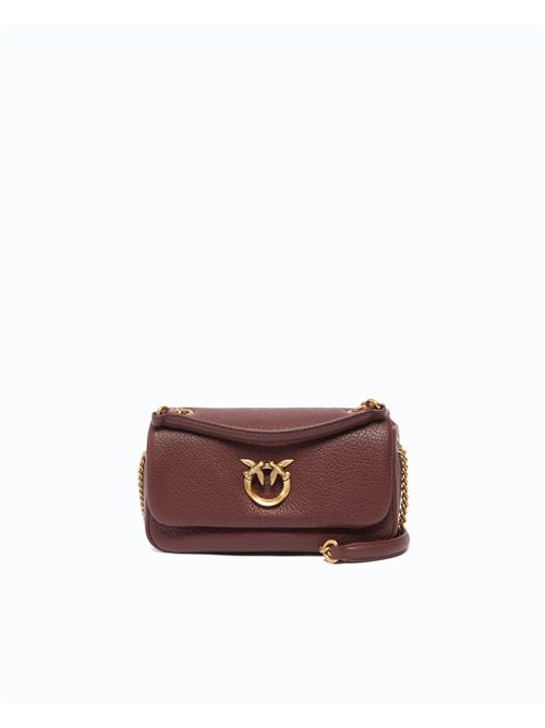 Borsa a tracolla Mini Love Bag Click Soft Horizontal in pelle fiore PINKO | 107038A3CX/L88Q